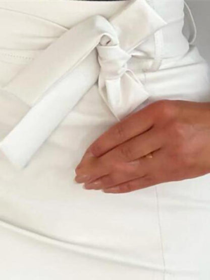 Leather Pu Strappy Zipper High Waist Bag Hip Skirt - LuckyFash™