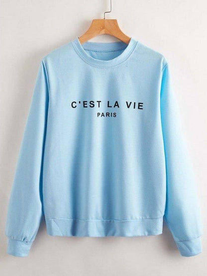 Leisure Long Sleeved Sweatshirts - LuckyFash™