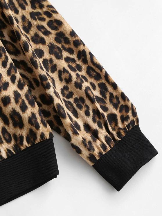 Leopard Animal Print Zip Up Jacket - LuckyFash™