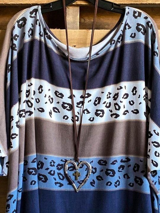Leopard Love Poncho - Charcoal - LuckyFash™