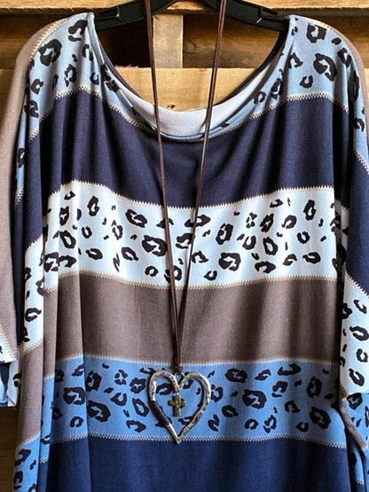 Leopard Love Poncho - Charcoal - LuckyFash™
