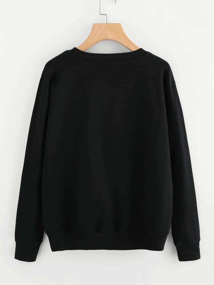 Leopard Mouth Print Sweatshirt - LuckyFash™