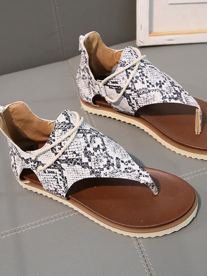 Leopard Pattern High Top Sandals - LuckyFash™