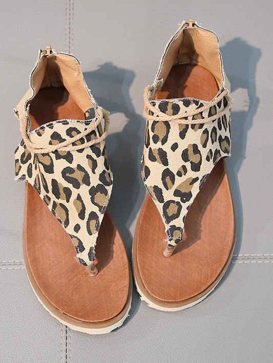 Leopard Pattern High Top Sandals - LuckyFash™