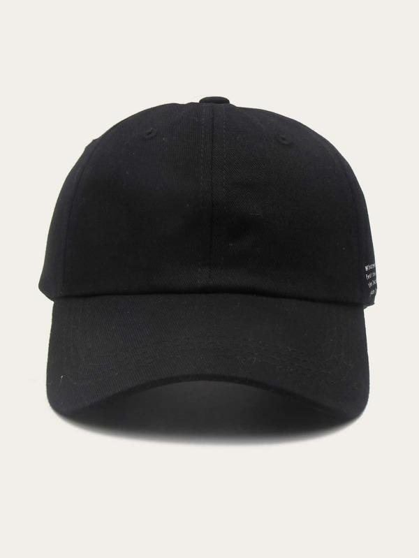 Black Letter Embroidered Baseball Cap - LuckyFash™