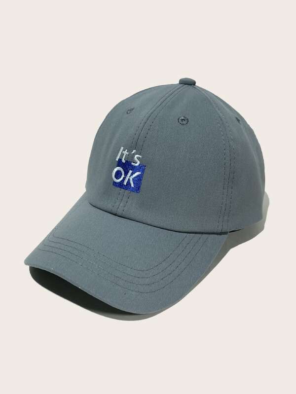 It's OK Letter Embroidery Baseball Cap - LuckyFash™