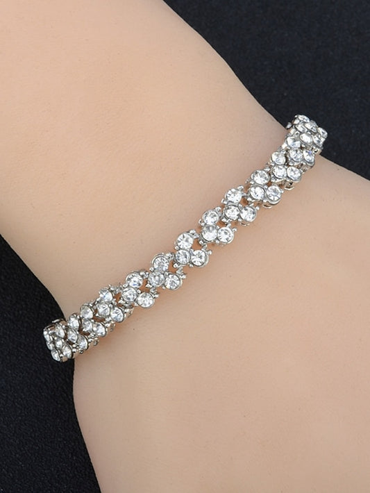Women's Chain Bracelet Classic Fashion Wedding Cute Simple Alloy Bracelet Jewelry Silver / Gold For Gift Daily - LuckyFash™