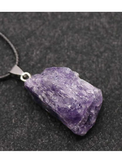 2023 Europe And The United States New Original Stone Pendant Multi-Color Agate Stone Necklace - LuckyFash™