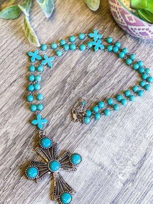 Love Like Mine Necklace - Turquoise - LuckyFash™