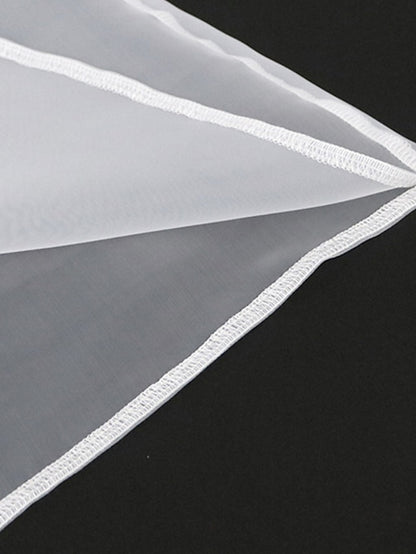 Womenâ€˜s Formal Party Dress Wedding Guest Dress White Dress Mini Dress White 3/4 Length Sleeve Pure Color Mesh Winter Fall Autumn Round Neck 2023 S M L XL XXL 3XL 4XL - LuckyFash™