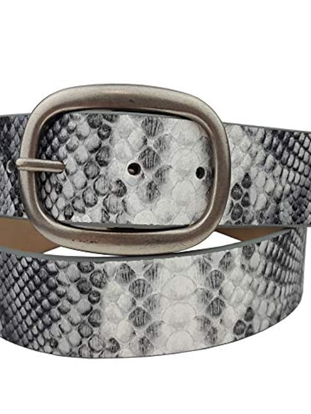 Women's Belt PU Leather Green White Black Purple khaki Skinny Belt Solid Color - LuckyFash™