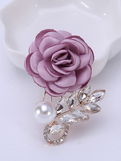 Women's Brooches Chic & Modern Street Flower Brooch / Blue / Purple / Pink / Fall / Winter - LuckyFash™