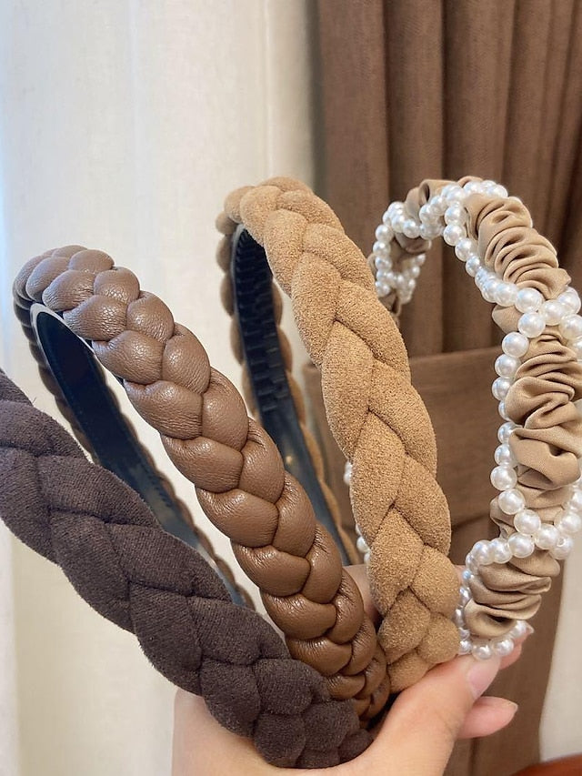 Women's Girls' Headbands Headband For Daily Date Crossover Fabric 16# 17722F 9# 17481C 13# 17722D - LuckyFash™