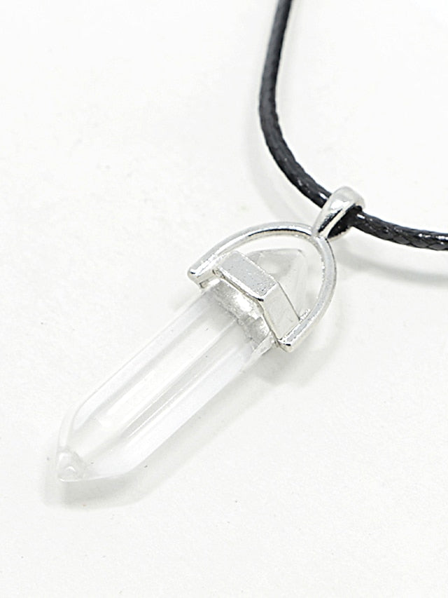 Pendant Necklace For Women's Turquoise Crystal Party Casual Daily Synthetic Gemstones Crystal Turquoise Black - LuckyFash™