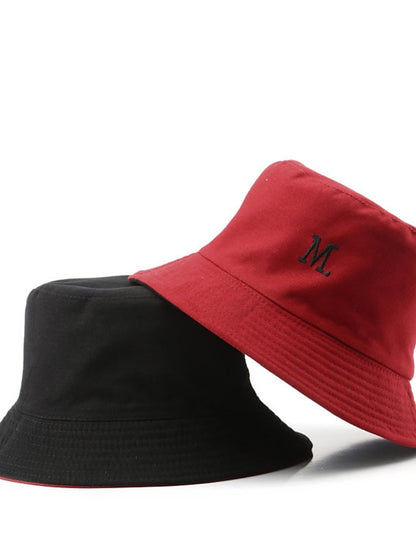 Women's Hat Sun Hat Black Blue Pink Outdoor Daily Holiday Embroidery Color Block Letter Windproof Dustproof - LuckyFash™