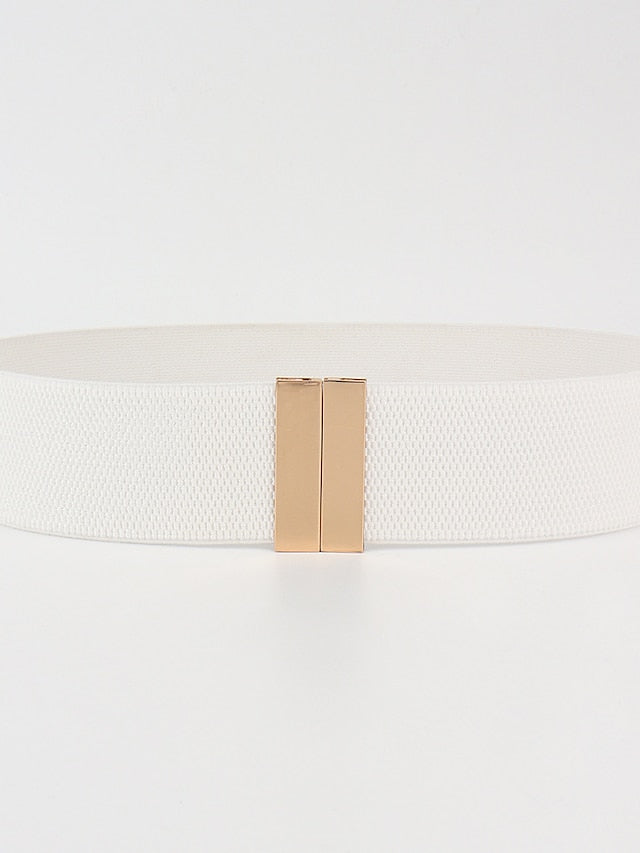 Women's Corset Belt Nylon Sliding Buckle Plain Casual Formal Work Daily Black White Red Purple - LuckyFash™