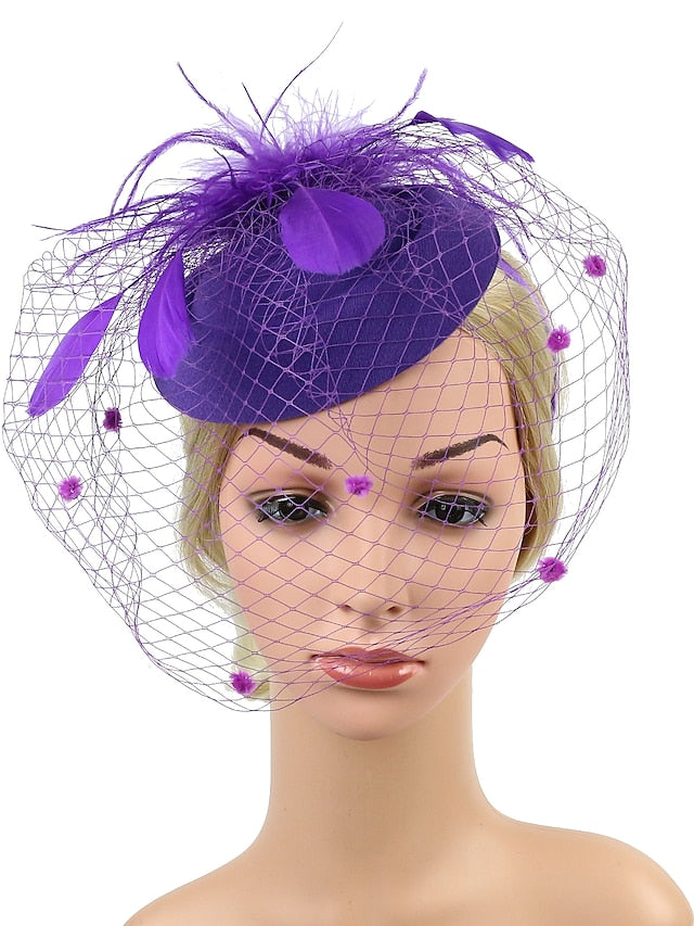 Women's Hair Clip Chic & Modern Party Pure Color Headwear / Black / Red / Blue / Fall / Winter - LuckyFash™