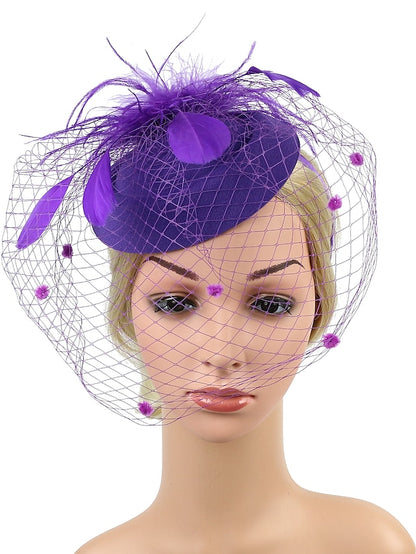 Women's Hair Clip Chic & Modern Party Pure Color Headwear / Black / Red / Blue / Fall / Winter - LuckyFash™