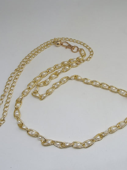 Chain Belt Metal Chain Metal Bucke Geometric Formal Party Daily Green White Black Blue for Women - LuckyFash™