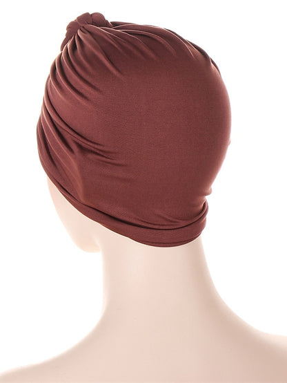 Vintage Inner Turban Hat Fashion Female Bandana Headband Women's Hair Cover Cap Ladies Head Wraps - LuckyFash™