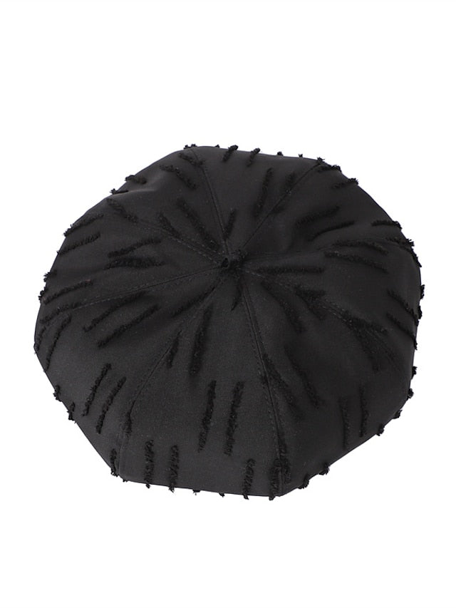 Fashion Black Beret Women Spring Summer Thin Breathable Painter Hat Trendy Artist Hat - LuckyFash™