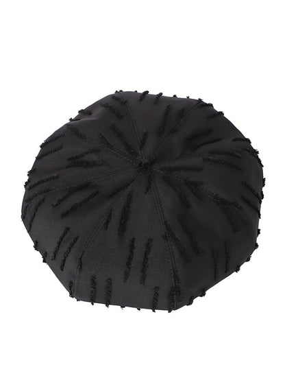 Fashion Black Beret Women Spring Summer Thin Breathable Painter Hat Trendy Artist Hat - LuckyFash™