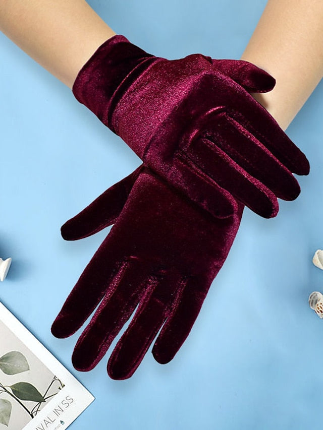 Women's Warm Winter Gloves Gift Daily Solid / Plain Color Polyester Acrylic Fibers Simple Bridal Gloves Sexy 1 Pair - LuckyFash™