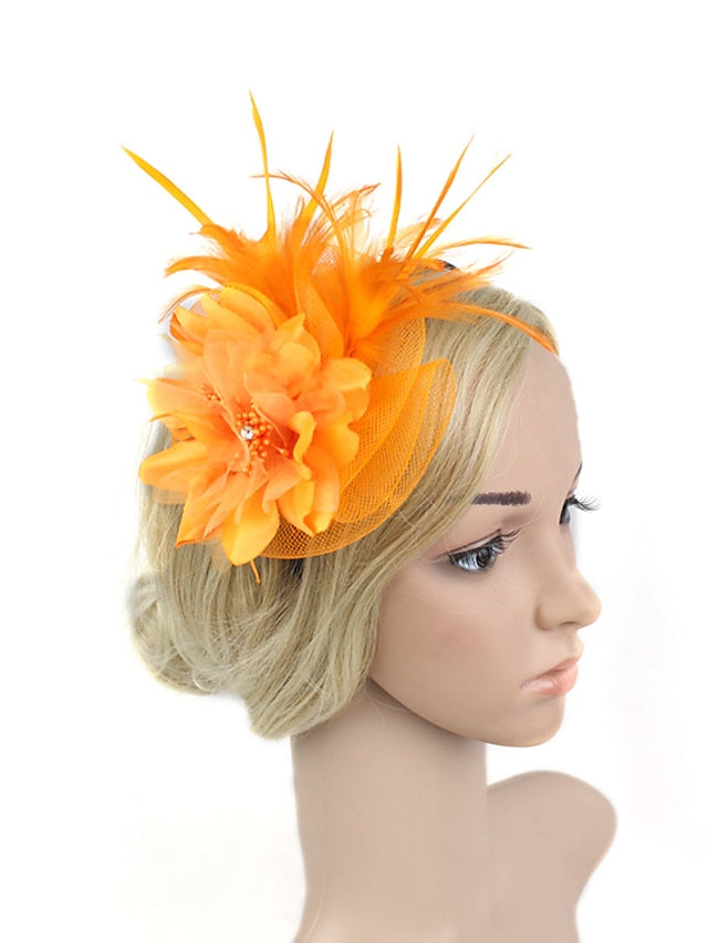 Women's Hair Clip Chic & Modern Party Pure Color Headwear / Yellow / Purple / Fall / Winter / Spring - LuckyFash™