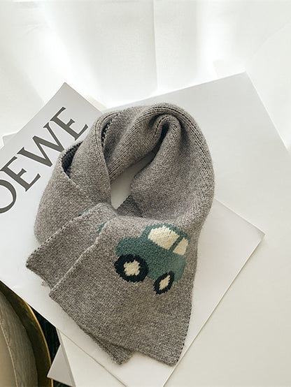 Kids Scarf Autumn Winter Fashion Children's Knitting Baby Bib Soft Knitting Winter Versatile Female Warm Girl Boy fit 2-4 Years Old - LuckyFash™