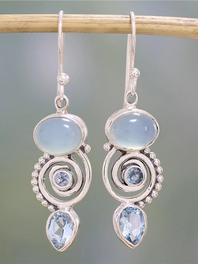1 Pair Hanging Earrings For Women's Girls' Daily Alloy Classic Wedding - LuckyFash™