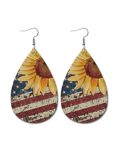 Women's Earrings Fashion Outdoor National Flag Earring - LuckyFash™