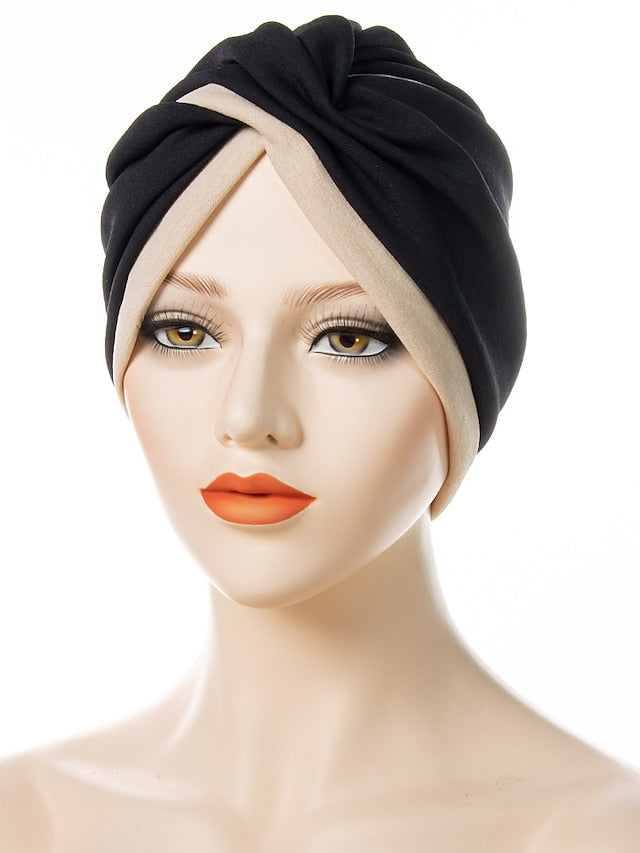 Women's Turban Home Daily Holiday Patchwork Quilted Polyester Casual Sweet Casual Casual / Daily Convenient 1 pcs - LuckyFash™