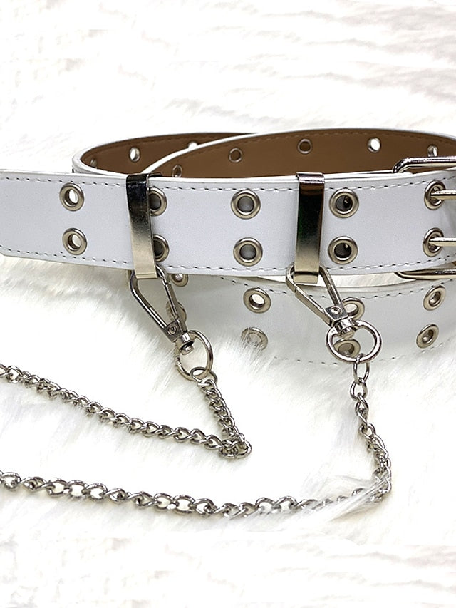 Women's Waist Belt Party Wedding Street Daily Black White Belt Pure Color Pink Fall Winter Spring Summer - LuckyFash™