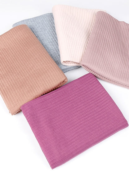 Multiple Colors Plain Solid Wrinkle Maxi Jersey Hijab Shawl Wrap Elastic Foulards Sjaal Arab Snood Islamic Muslim Headband 180*80Cm - LuckyFash™
