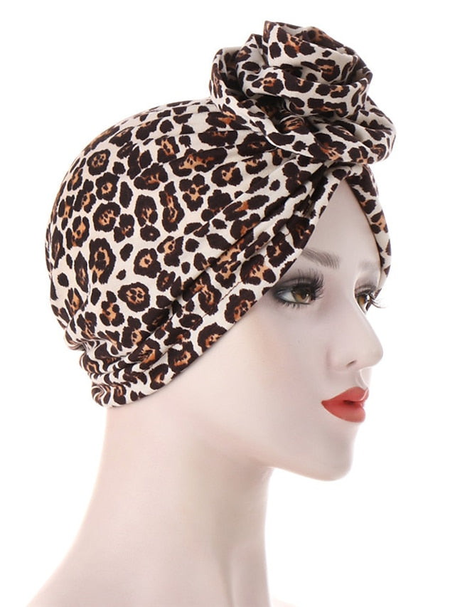 Women's Turban Office Daily Flower / Plants Polyester Boho Cute 1 pcs - LuckyFash™