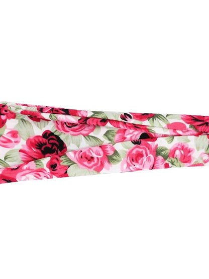 europe and the united states cross-border fashion sports hairband yoga bundle sweat-absorbing headband new ladies wide-brimmed printed headwear - LuckyFash™