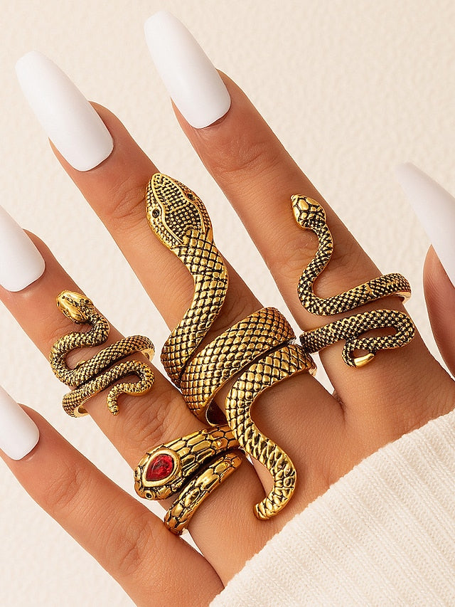 Women's Rings Vintage Outdoor Snake Ring - LuckyFash™