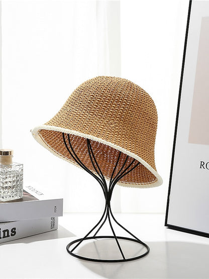 Women's Slouchy Beanie Hat Home Daily Holiday Stripes and Plaid Knit Cute Breathability 1 pcs - LuckyFash™