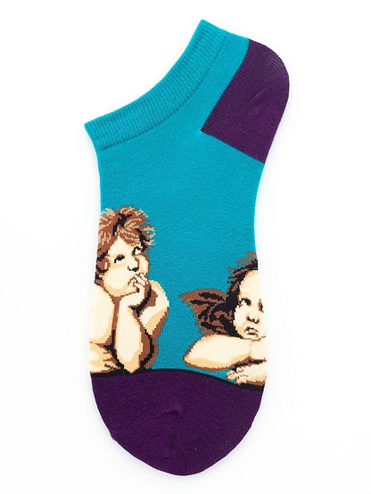 Women's Anckle Socks Low Cut Socks Outdoor Office Work Animal Patterned Spandex Nylon Cotton Basic Casual Classic 1 Pair - LuckyFash™