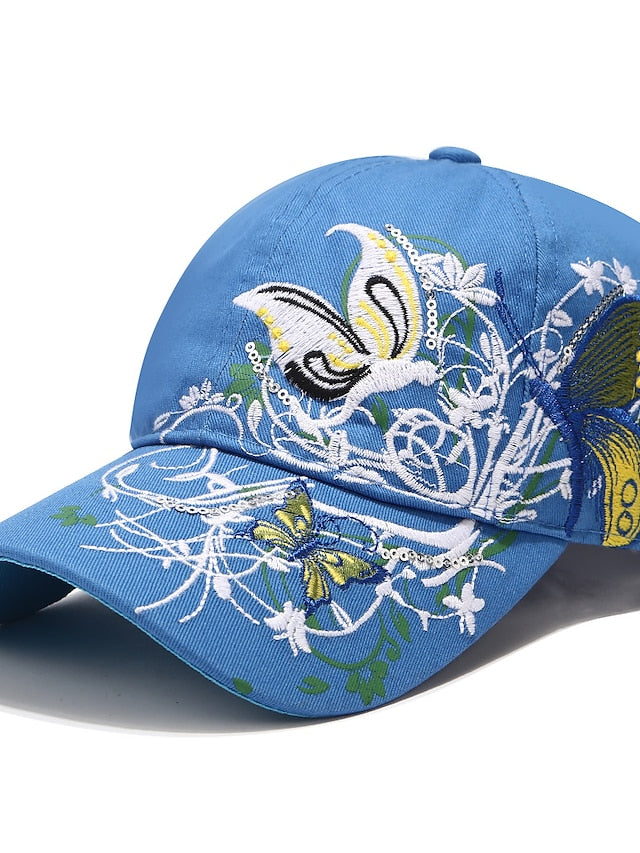 Women's Baseball Hat Outdoor Daily Holiday Embroidery Oxford Cotton Casual Casual / Daily 1 pcs - LuckyFash™