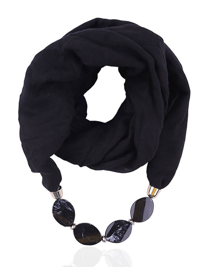 Women's Scarves Infinity Scarf Daily Holiday Linen Bohemia Warm Decoration 1 PC - LuckyFash™