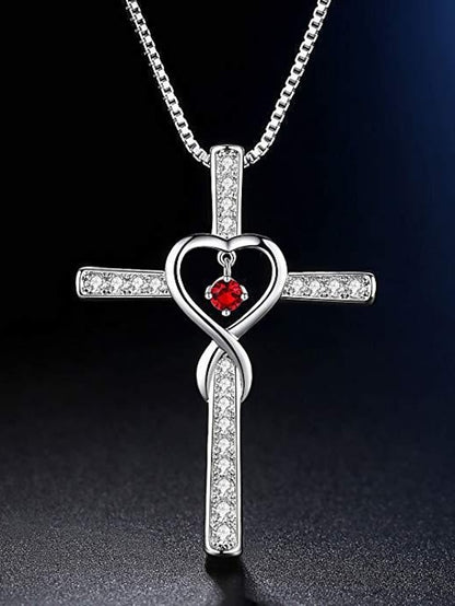 Women's necklace Chic & Modern Street Heart Necklaces / Red / Green / Purple / Fall / Winter - LuckyFash™