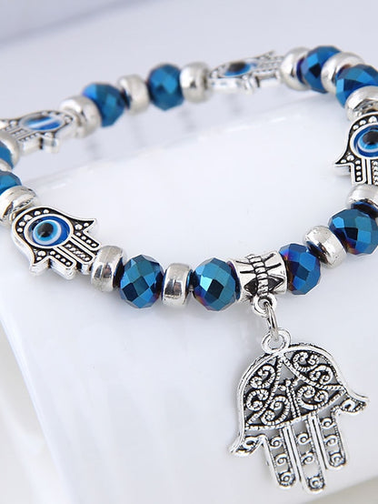 Women's Bead Bracelet Retro Eyes Classic Plastic Bracelet Jewelry Black / White / Red For Daily - LuckyFash™