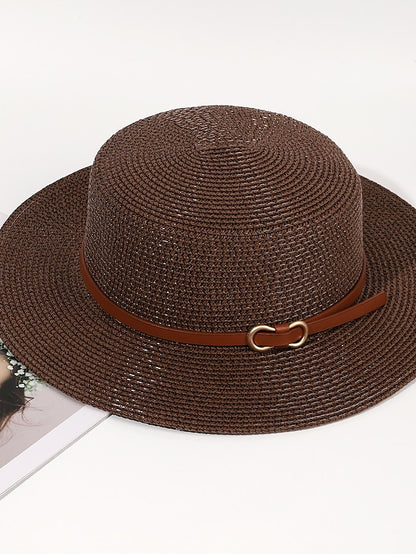 Women's Sun Hat Straw Hat Holiday Straw Vacation Casual Beach Sunscreen Breathability Comfortable 1 pcs - LuckyFash™