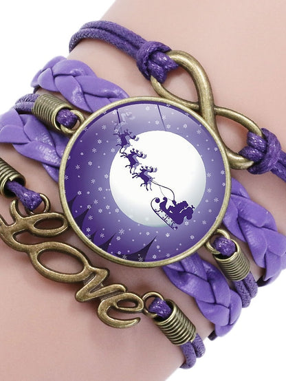 Women's Bracelets Casual Christmas Santa Claus Bracelets & Bangles - LuckyFash™