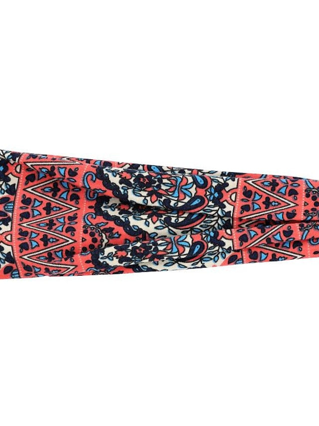 europe and the united states cross-border fashion sports hairband yoga bundle sweat-absorbing headband new ladies wide-brimmed printed headwear - LuckyFash™