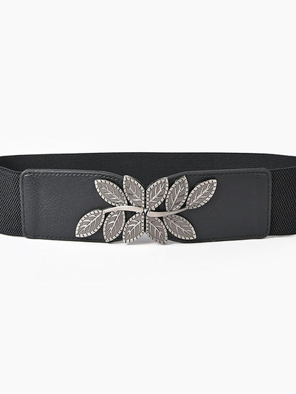 Women's Belt Leather Black Gold Waist Belt Outdoor Street Daily Holiday Floral / Spring / Summer / Fall / Winter - LuckyFash™