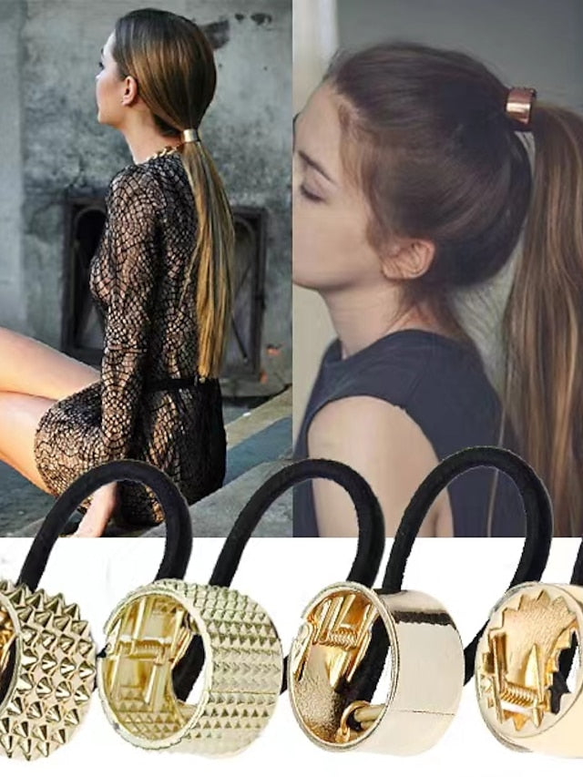 1PC Women's Hair Accessory Set For Daily Holiday Date Birthday Sequins Alloy Rose Gold Black Silver - LuckyFash™