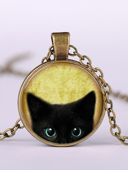 Women's necklace Fashion Halloween Cat Necklaces - LuckyFash™