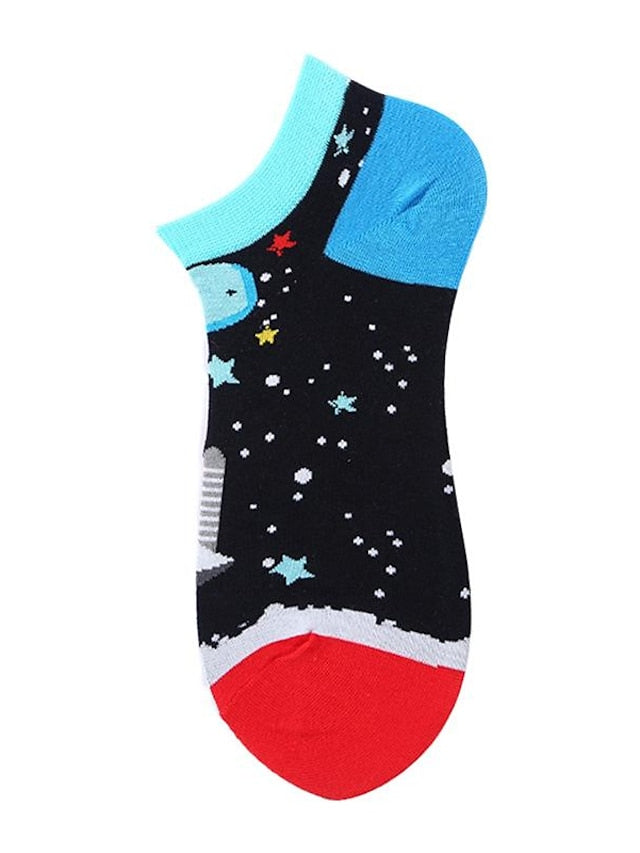 Women's Anckle Socks Low Cut Socks Outdoor Office Work Animal Patterned Spandex Nylon Cotton Basic Casual Classic 1 Pair - LuckyFash™